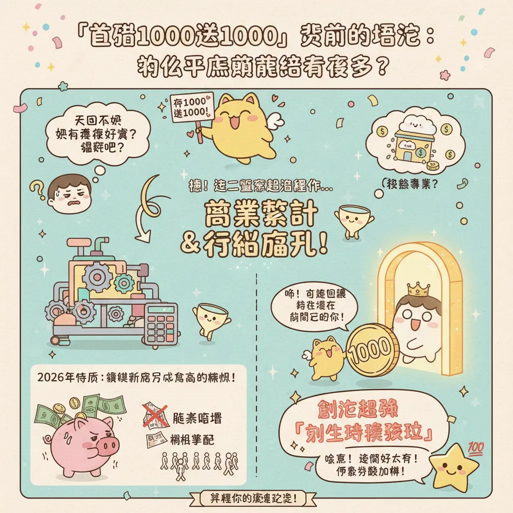 「首儲1000送1000」背後的邏輯：為什麼平臺願意給這麼多？